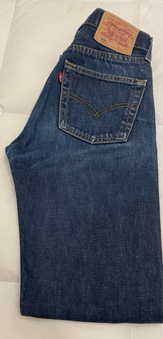 Jeans Levi's Azules 501 L27, W32