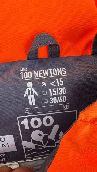 Chaleco salvavidas 100N niño