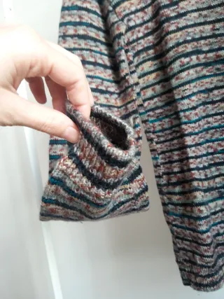 jersey talla M mujer, hecho a mano, entallado