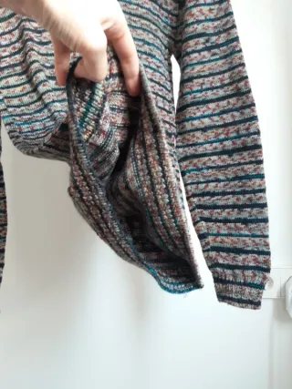 jersey talla M mujer, hecho a mano, entallado