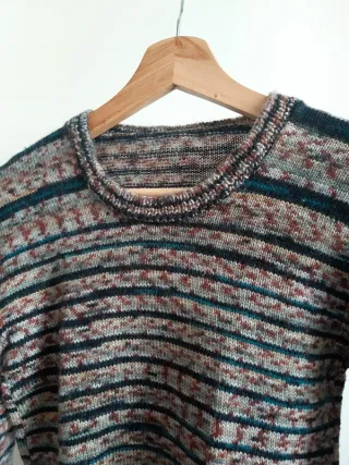 jersey talla M mujer, hecho a mano, entallado