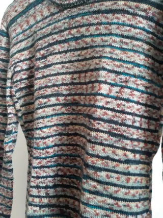 jersey talla M mujer, hecho a mano, entallado