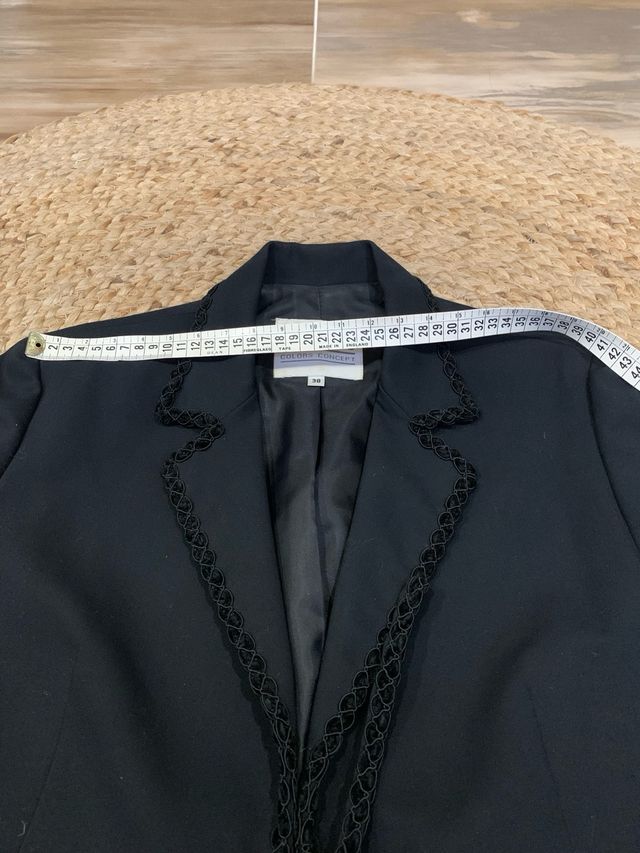 Chaqueta torera PRECCHIO negra talla 40