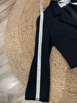 Chaqueta torera PRECCHIO negra talla 40