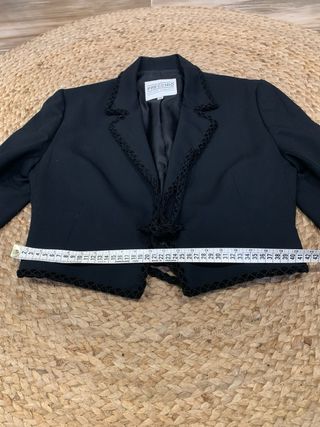 Chaqueta torera PRECCHIO negra talla 40