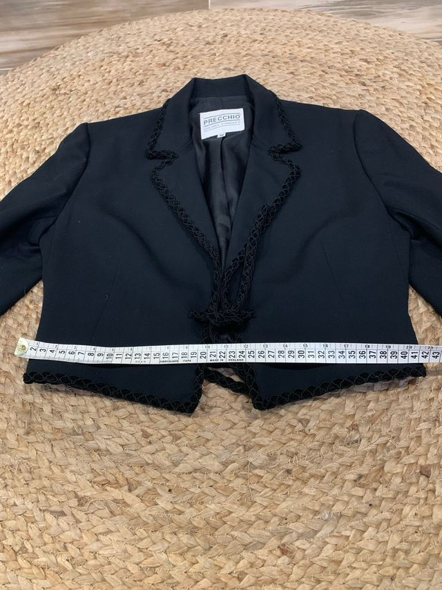 Chaqueta torera PRECCHIO negra talla 40