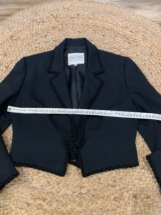Chaqueta torera PRECCHIO negra talla 40