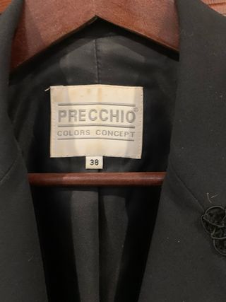 Chaqueta torera PRECCHIO negra talla 40