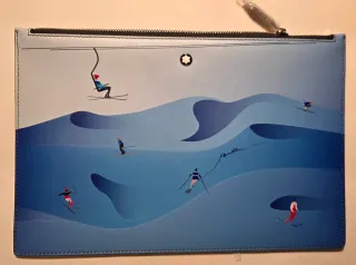 Bolsa Montblanc Cuero Escena Esquí