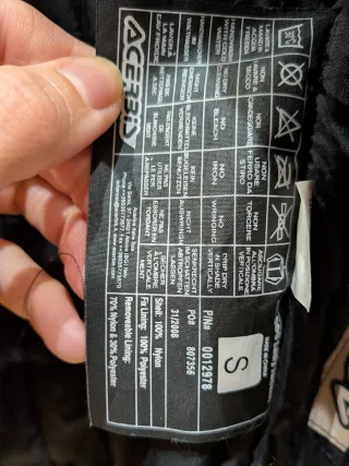 Cazadora de Moto Cordura Mujer Talla S