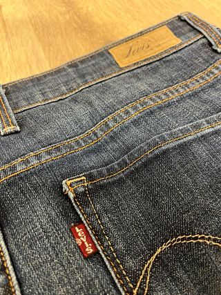 Minifalda vaquera Levi's azul