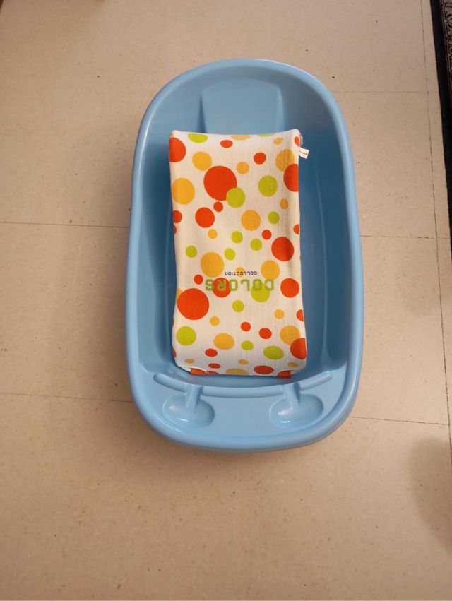 Bañera para bebé azul