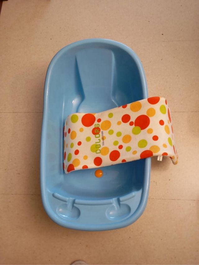 Bañera para bebé azul