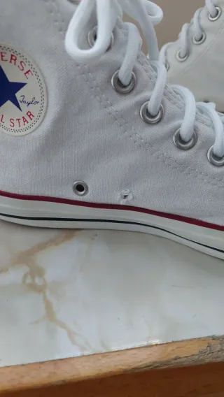 Converse T40 Blancas Caña Alta
