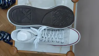 Converse T40 Blancas Caña Alta