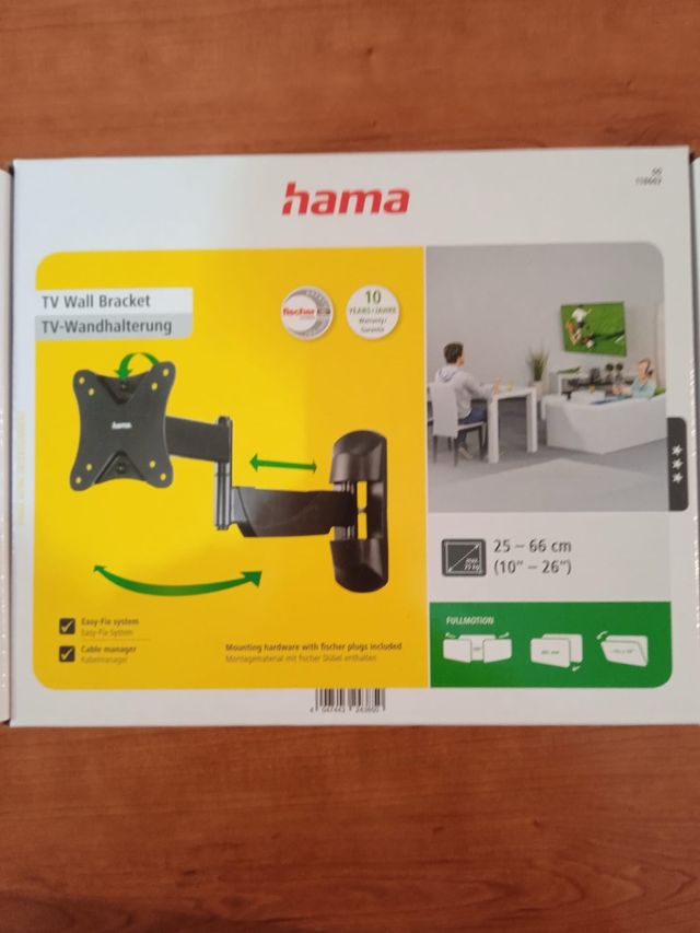 Soporte TV Hama Pared 10-26