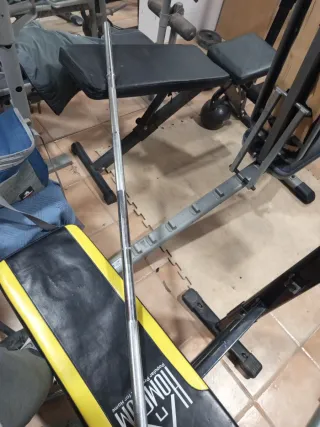 Barra de gimnasio 2 metros