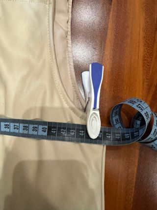 Chaleco Zara Beige Talla XS