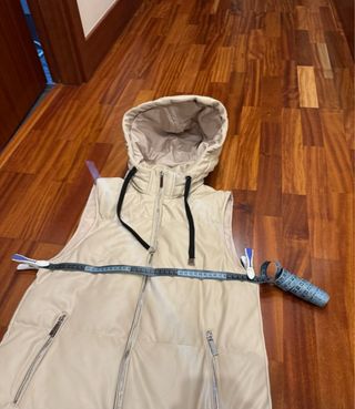 Chaleco Zara Beige Talla XS