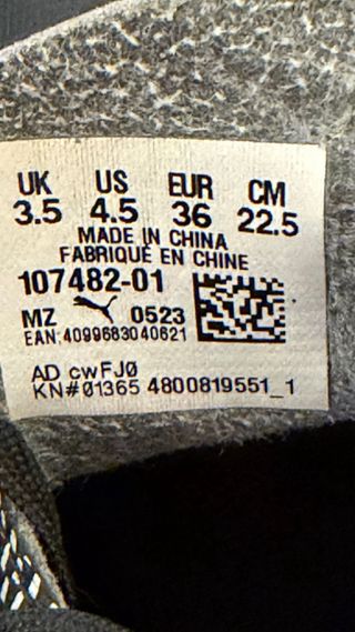 Zapatillas Puma Fútbol Sala Niño Talla 36