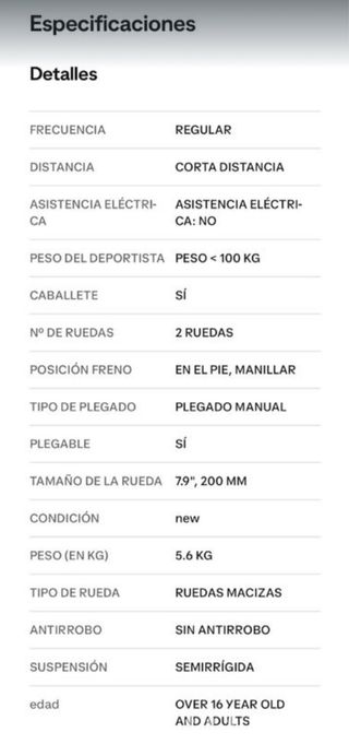 Patinete Decathlon Oxelo Town 7 EF plegable