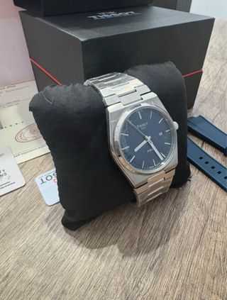 Reloj Tissot Azul y Plateado