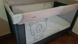 Cuna de viaje Olmitos Bear con colchón