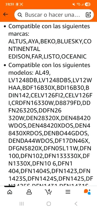 Cesta para lavavajillas