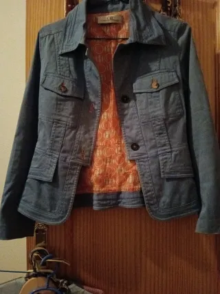 Chaqueta Carolina Herrera Azul Talla M