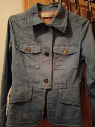 Chaqueta Carolina Herrera Azul Talla M