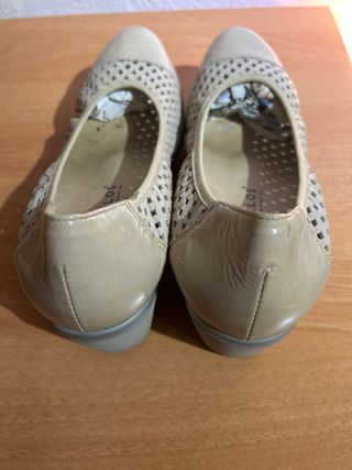 Zapatos Pitillos Piel Charol Talla 39.