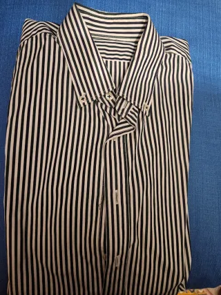 Camisa Purificación García Rayas Talla M