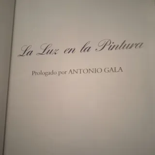 Libro La Luz en la Pintura
