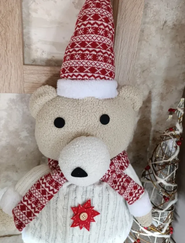 Urso natalino grande, 2 modelos