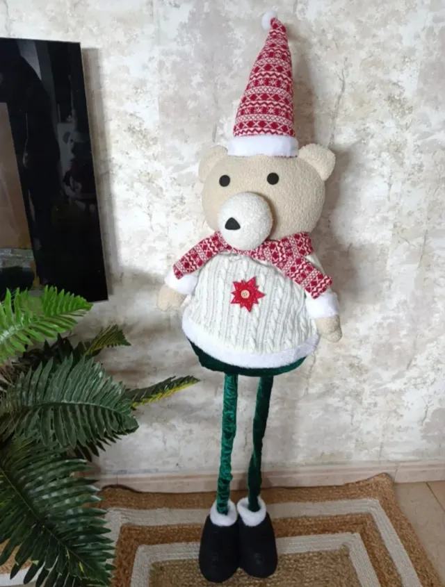 Urso natalino grande, 2 modelos