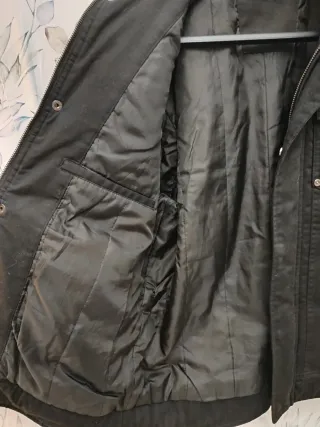 Chaqueta militar negra