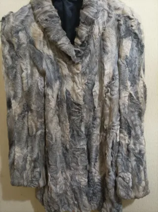 Chaqueton NUEVO de Patas de KaraKul Gris