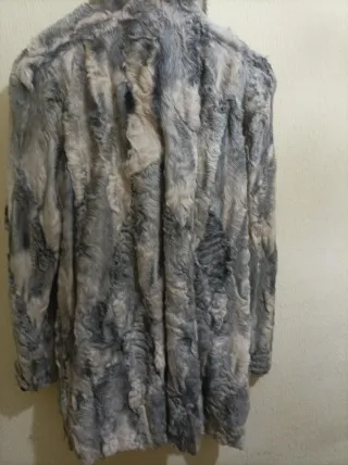 Chaqueton NUEVO de Patas de KaraKul Gris