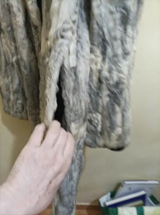 Chaqueton NUEVO de Patas de KaraKul Gris