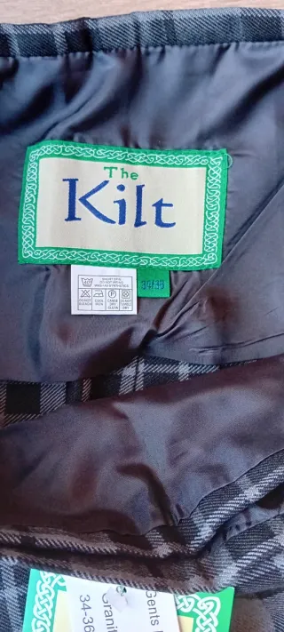 Falda escocesa The Kilt Gris Talla S