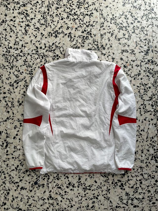 Giubbotto Asics Bianco e Rosso Convertibile