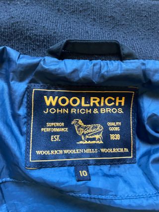 Giubino Woolrich bimbo 10 anni blu notte