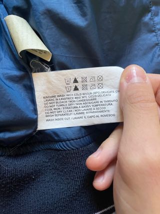 Giubino Woolrich bimbo 10 anni blu notte