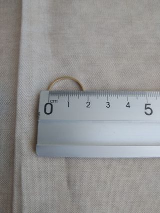 Anillo oro blanco y amarillo con diamantes