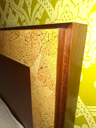 Cabecero de cama matrimonio madera