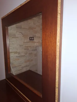 Cabecero de cama matrimonio madera