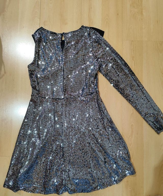 Vestido lentejuelas Zara