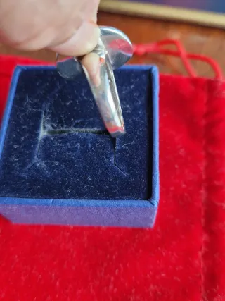 Anillo de plata de ley multicolor