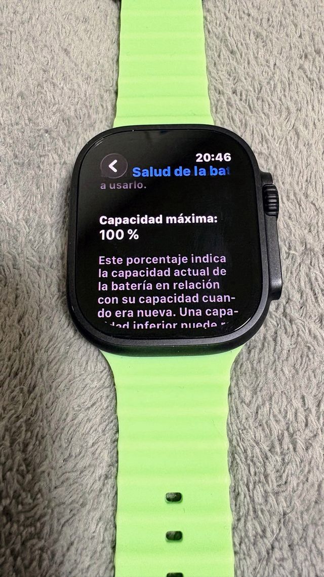 Apple Watch Ultra 2 Negro/Verde