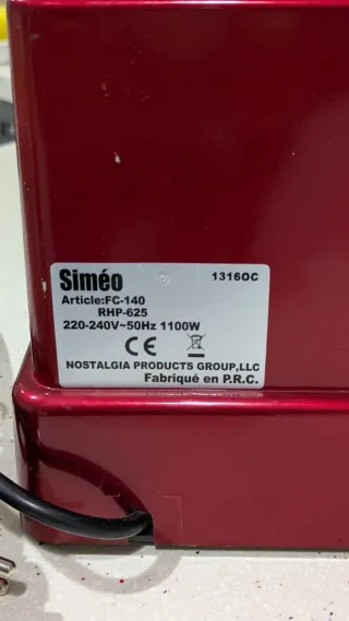 Máquina de Palomitas Vintage